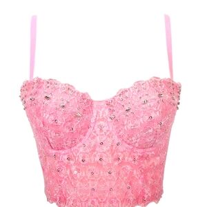 Rhinestone Bustier Cami top